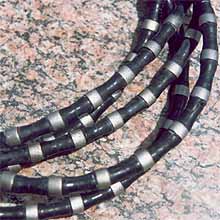 Wire saw beads for cutting stone granite, sandstone, limestone, marble, granite and natural stone.